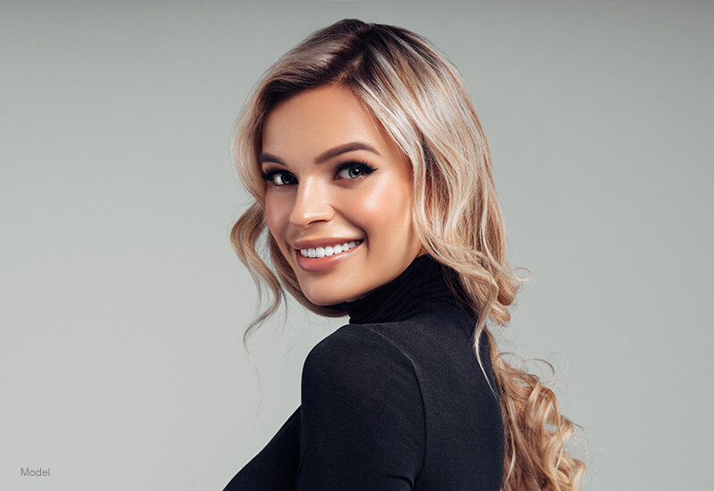 Woman with nice skin